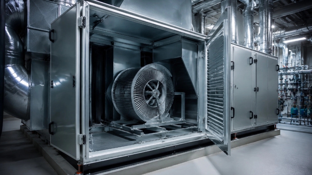 Industrial air conditioner fan balancing services in Tehran